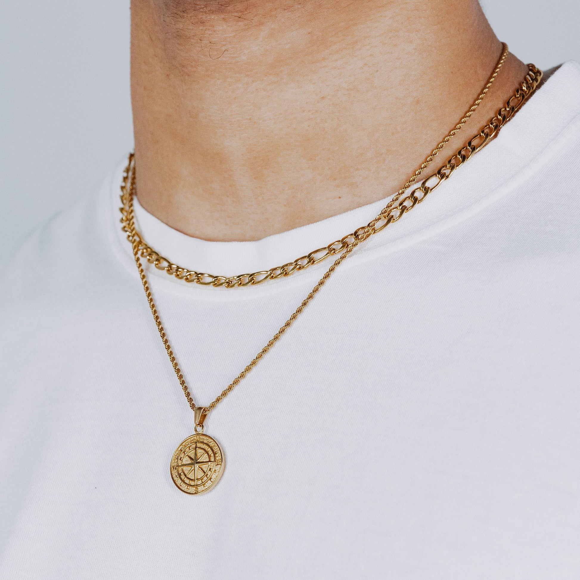 Pendant X Chain (Gold)