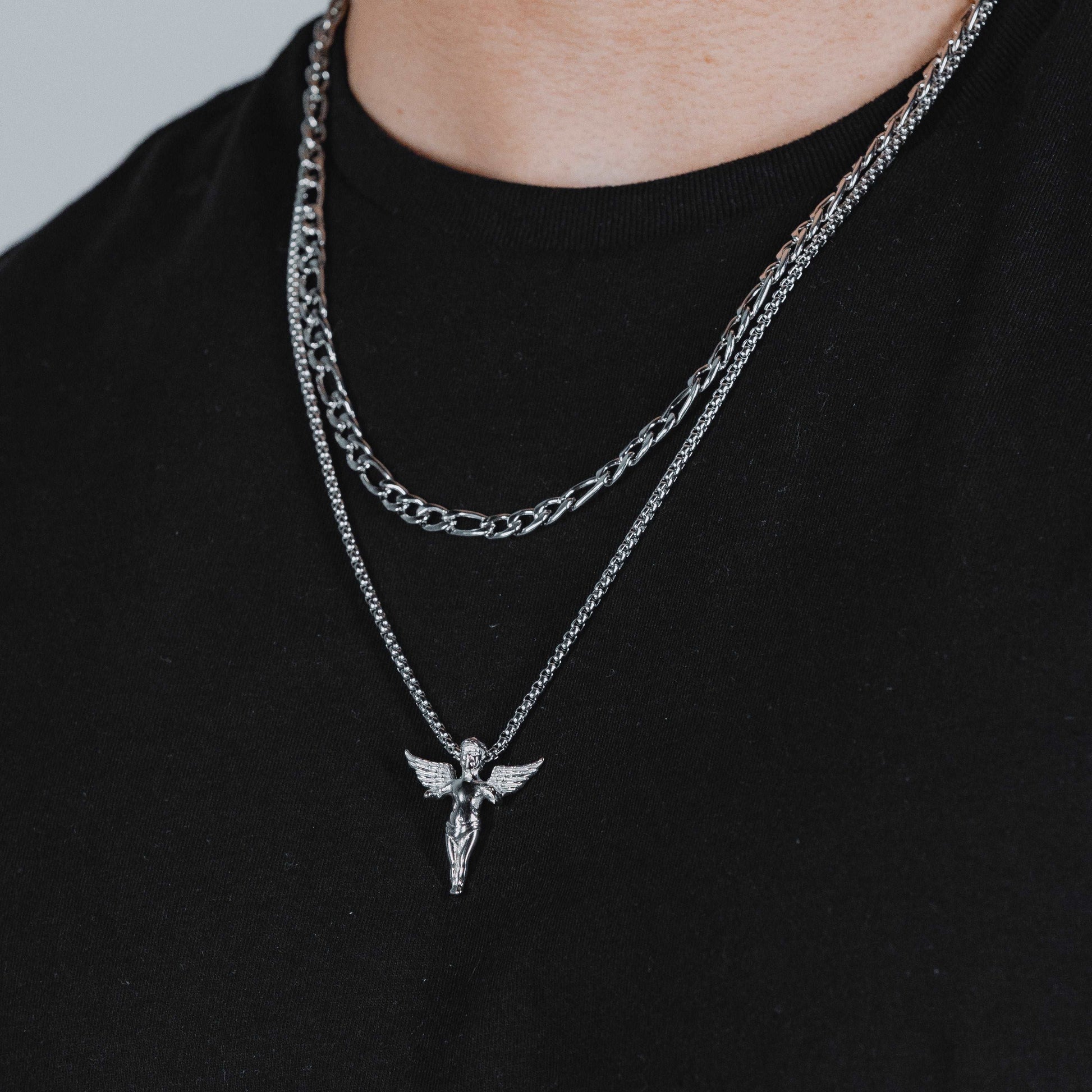 Pendant X Chain (Silver)