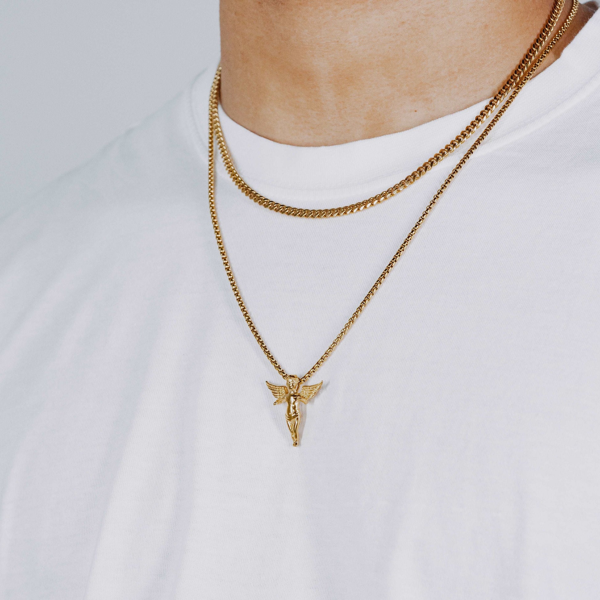 Pendant X Chain (Gold)